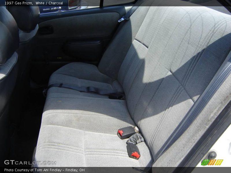 White / Charcoal 1997 Geo Prizm