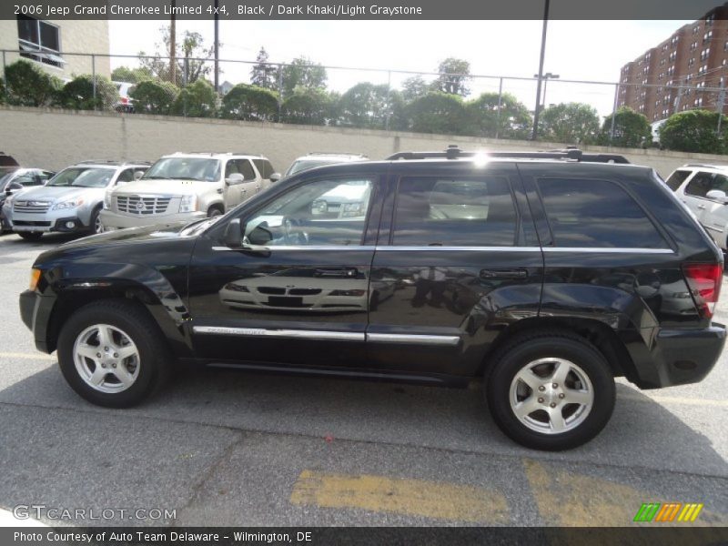 Black / Dark Khaki/Light Graystone 2006 Jeep Grand Cherokee Limited 4x4