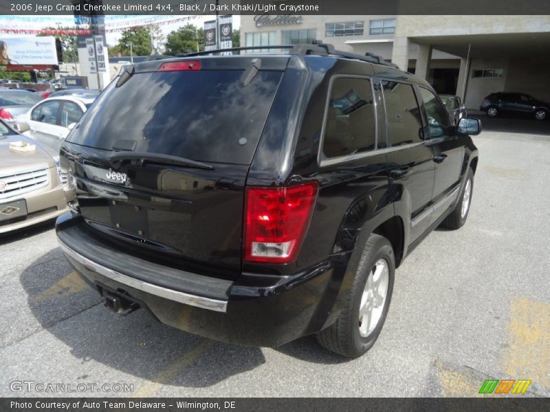 Black / Dark Khaki/Light Graystone 2006 Jeep Grand Cherokee Limited 4x4