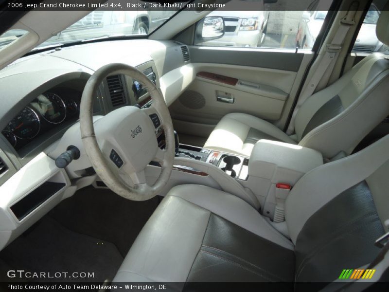 Black / Dark Khaki/Light Graystone 2006 Jeep Grand Cherokee Limited 4x4