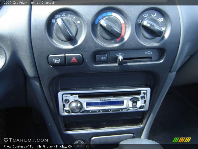 White / Charcoal 1997 Geo Prizm
