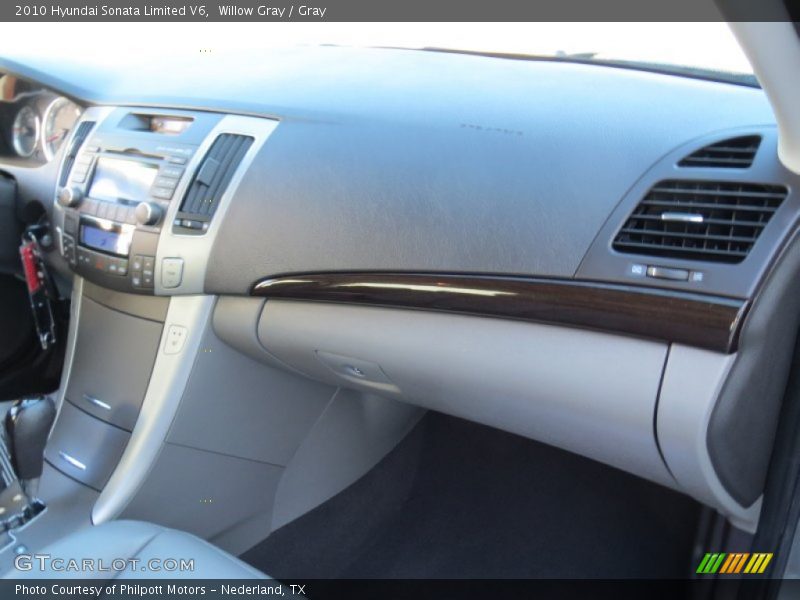 Willow Gray / Gray 2010 Hyundai Sonata Limited V6