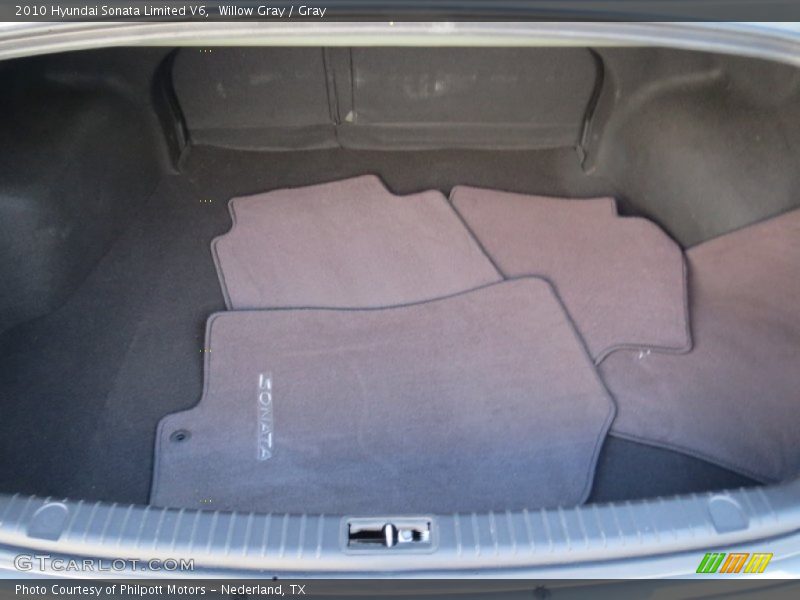 Willow Gray / Gray 2010 Hyundai Sonata Limited V6