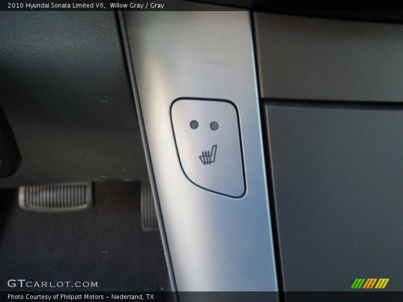 Willow Gray / Gray 2010 Hyundai Sonata Limited V6