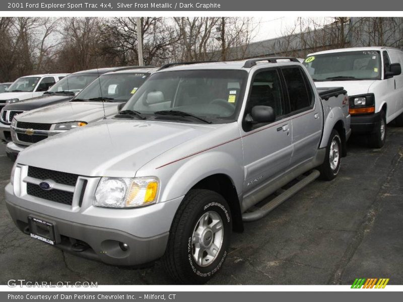 Silver Frost Metallic / Dark Graphite 2001 Ford Explorer Sport Trac 4x4