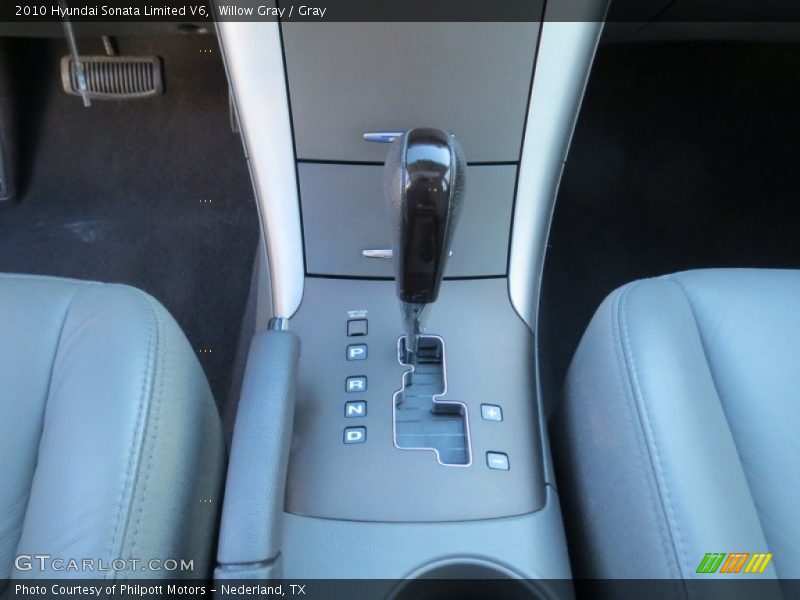 Willow Gray / Gray 2010 Hyundai Sonata Limited V6