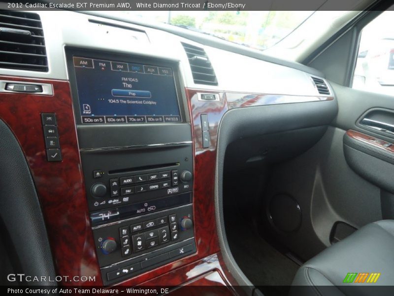 White Diamond Tricoat / Ebony/Ebony 2012 Cadillac Escalade EXT Premium AWD