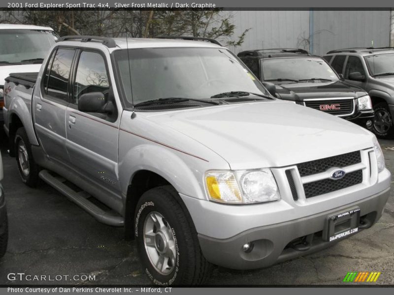 Silver Frost Metallic / Dark Graphite 2001 Ford Explorer Sport Trac 4x4