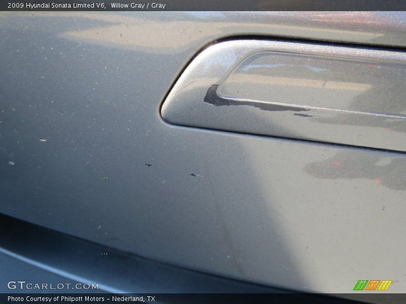 Willow Gray / Gray 2009 Hyundai Sonata Limited V6