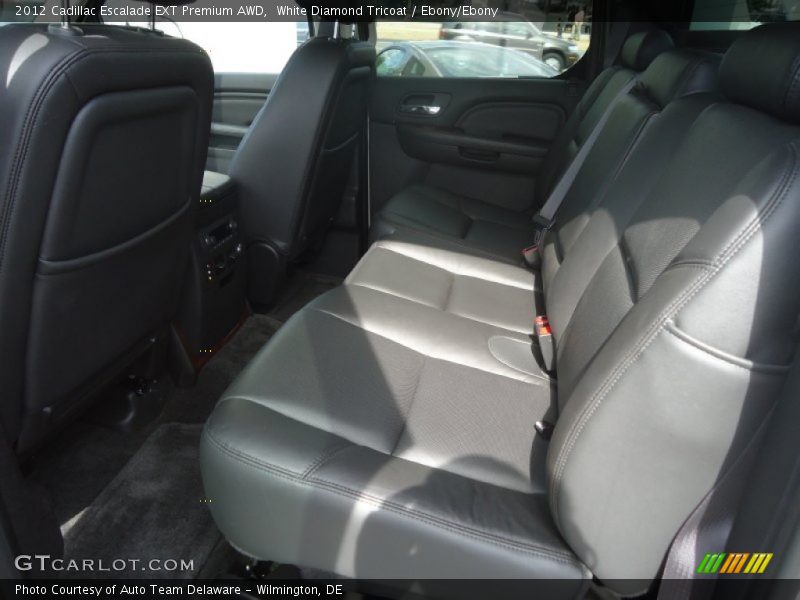 Rear Seat of 2012 Escalade EXT Premium AWD