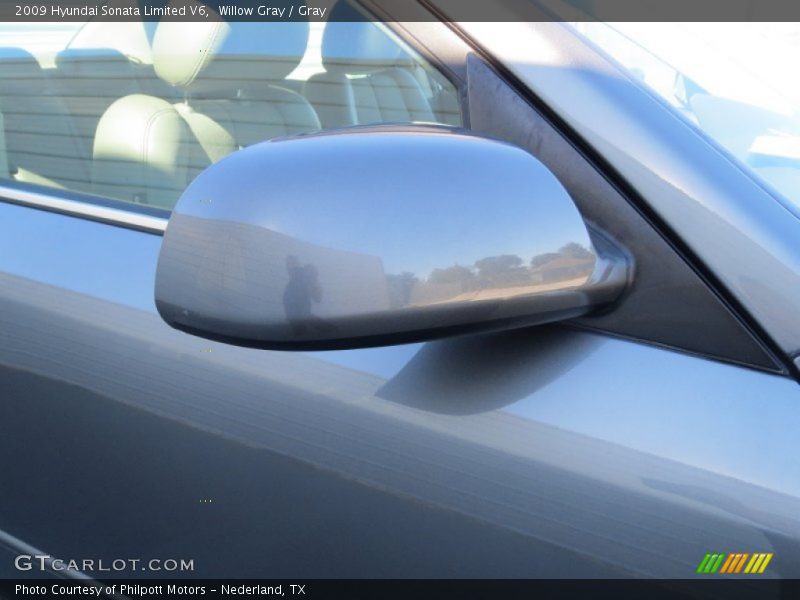 Willow Gray / Gray 2009 Hyundai Sonata Limited V6