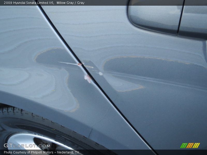 Willow Gray / Gray 2009 Hyundai Sonata Limited V6