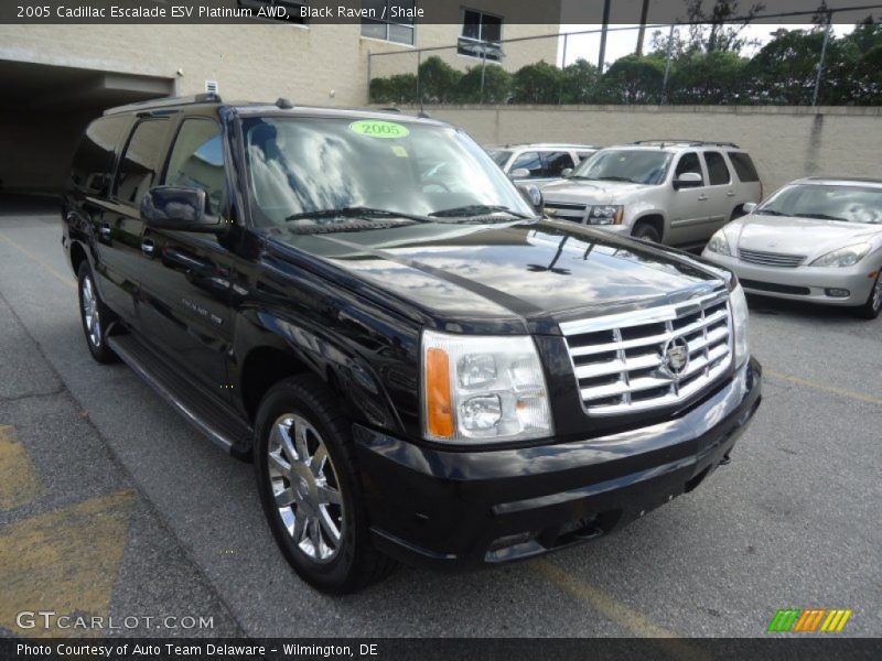 Black Raven / Shale 2005 Cadillac Escalade ESV Platinum AWD