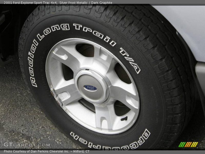 Silver Frost Metallic / Dark Graphite 2001 Ford Explorer Sport Trac 4x4