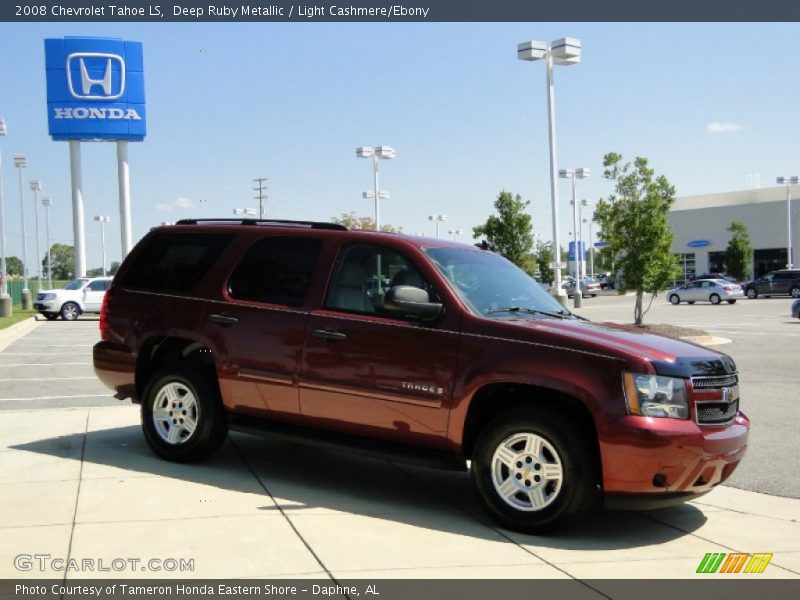 Deep Ruby Metallic / Light Cashmere/Ebony 2008 Chevrolet Tahoe LS