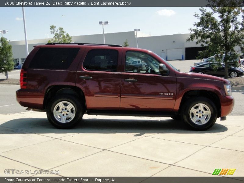 Deep Ruby Metallic / Light Cashmere/Ebony 2008 Chevrolet Tahoe LS