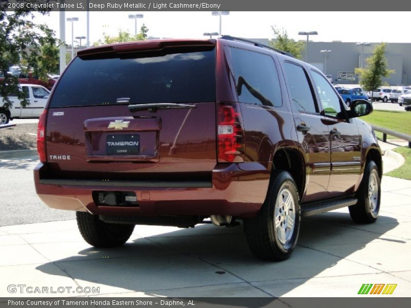 Deep Ruby Metallic / Light Cashmere/Ebony 2008 Chevrolet Tahoe LS