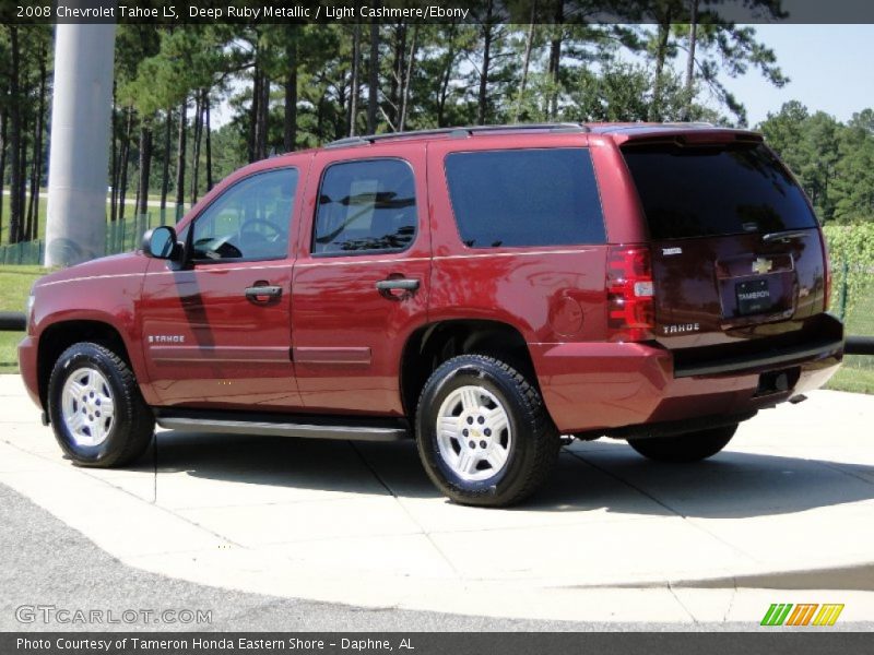 Deep Ruby Metallic / Light Cashmere/Ebony 2008 Chevrolet Tahoe LS