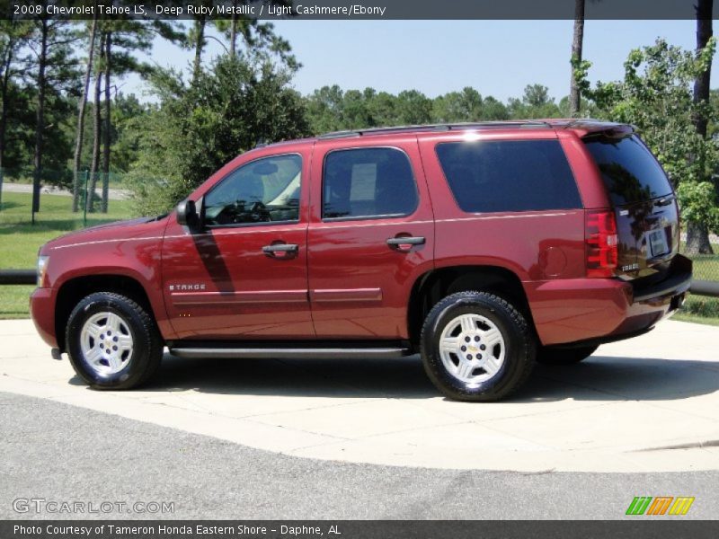 Deep Ruby Metallic / Light Cashmere/Ebony 2008 Chevrolet Tahoe LS
