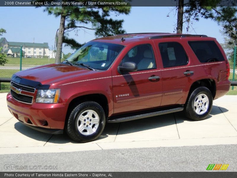 Deep Ruby Metallic / Light Cashmere/Ebony 2008 Chevrolet Tahoe LS