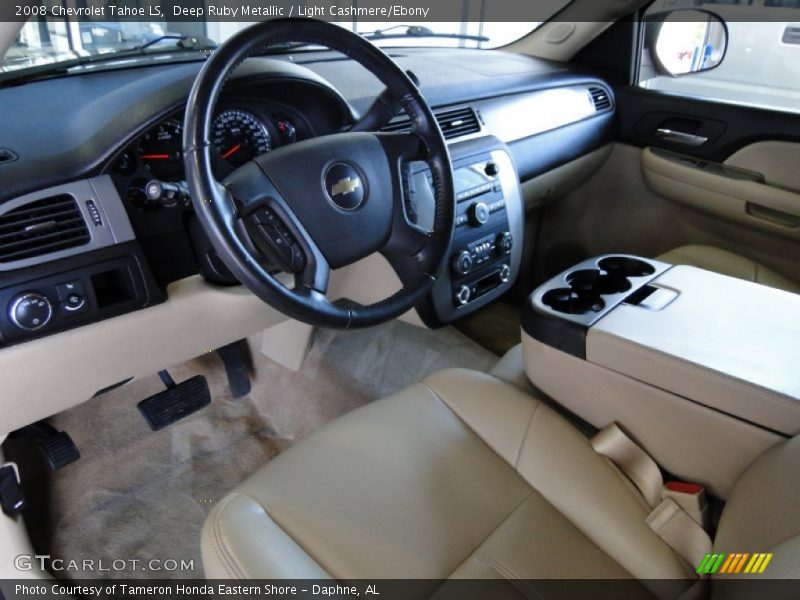 Deep Ruby Metallic / Light Cashmere/Ebony 2008 Chevrolet Tahoe LS