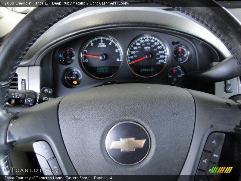 Deep Ruby Metallic / Light Cashmere/Ebony 2008 Chevrolet Tahoe LS