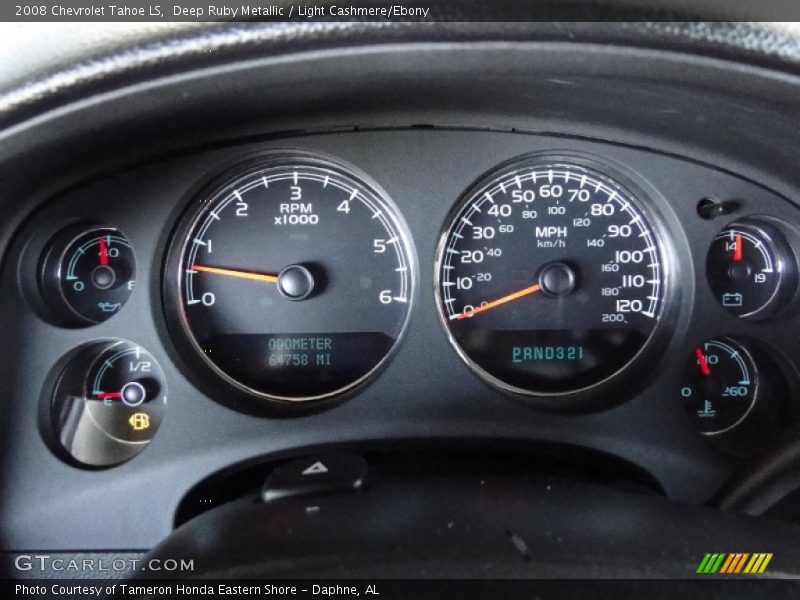 Deep Ruby Metallic / Light Cashmere/Ebony 2008 Chevrolet Tahoe LS