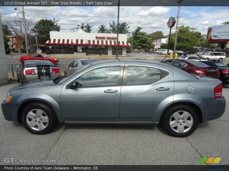 Silver Steel Metallic / Dark Slate Gray 2010 Dodge Avenger SXT