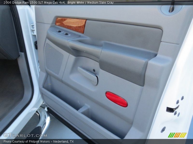Bright White / Medium Slate Gray 2006 Dodge Ram 1500 SLT Mega Cab 4x4