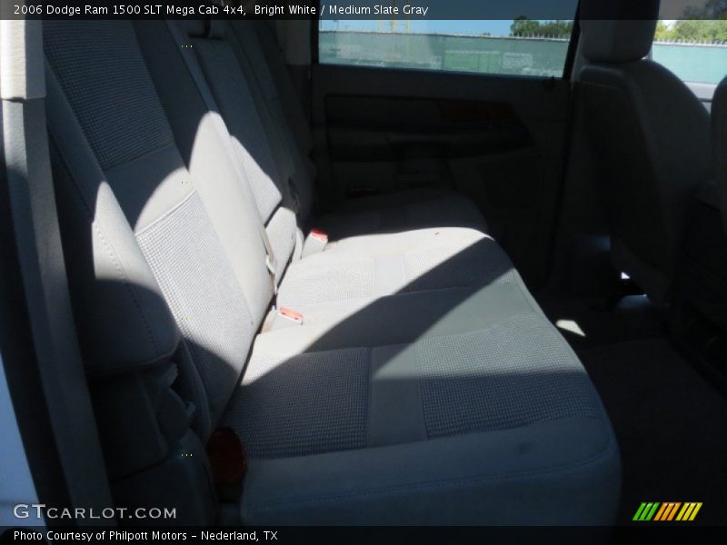 Bright White / Medium Slate Gray 2006 Dodge Ram 1500 SLT Mega Cab 4x4
