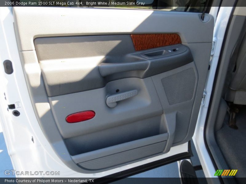 Bright White / Medium Slate Gray 2006 Dodge Ram 1500 SLT Mega Cab 4x4