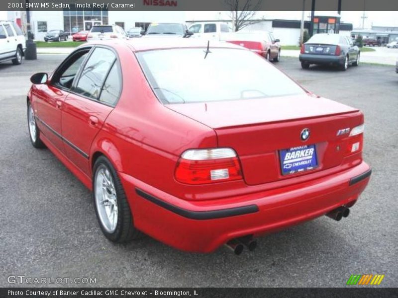 Imola Red / Caramel 2001 BMW M5 Sedan