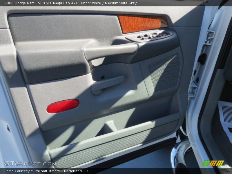 Bright White / Medium Slate Gray 2006 Dodge Ram 1500 SLT Mega Cab 4x4