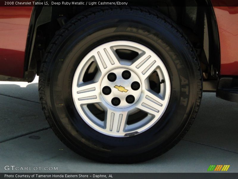 Deep Ruby Metallic / Light Cashmere/Ebony 2008 Chevrolet Tahoe LS