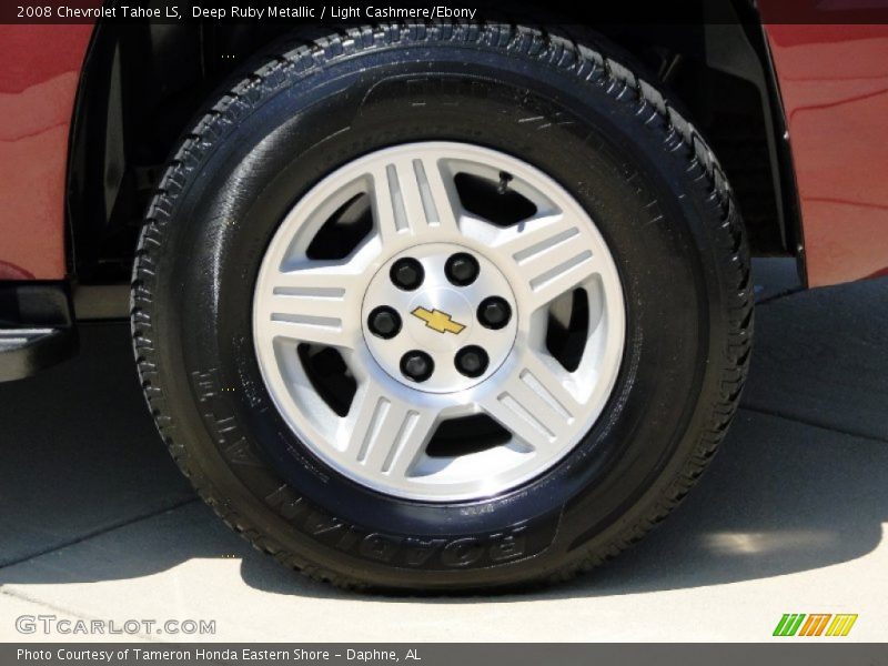Deep Ruby Metallic / Light Cashmere/Ebony 2008 Chevrolet Tahoe LS