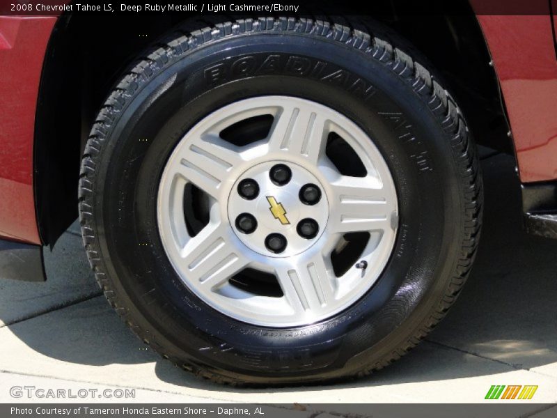Deep Ruby Metallic / Light Cashmere/Ebony 2008 Chevrolet Tahoe LS