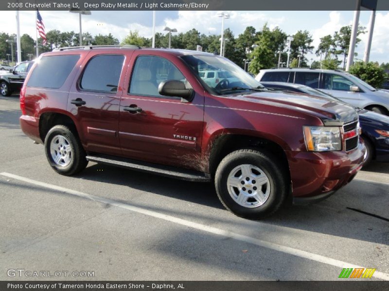 Deep Ruby Metallic / Light Cashmere/Ebony 2008 Chevrolet Tahoe LS