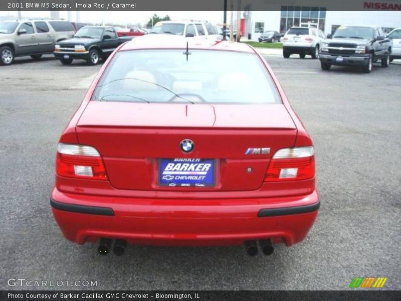 Imola Red / Caramel 2001 BMW M5 Sedan