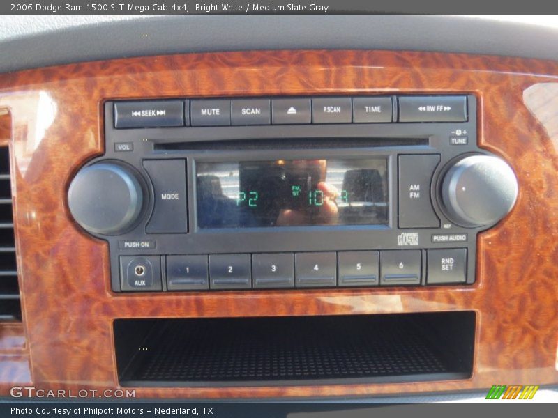 Bright White / Medium Slate Gray 2006 Dodge Ram 1500 SLT Mega Cab 4x4