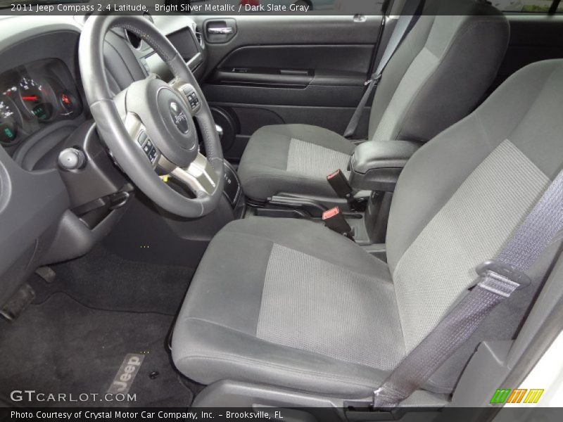 Bright Silver Metallic / Dark Slate Gray 2011 Jeep Compass 2.4 Latitude