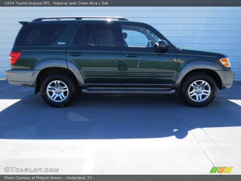 Imperial Jade Green Mica / Oak 2004 Toyota Sequoia SR5