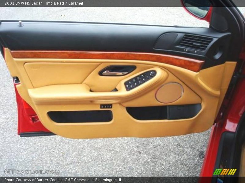 Imola Red / Caramel 2001 BMW M5 Sedan