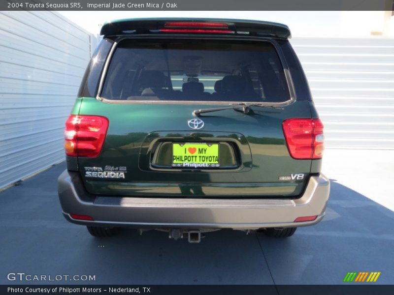 Imperial Jade Green Mica / Oak 2004 Toyota Sequoia SR5