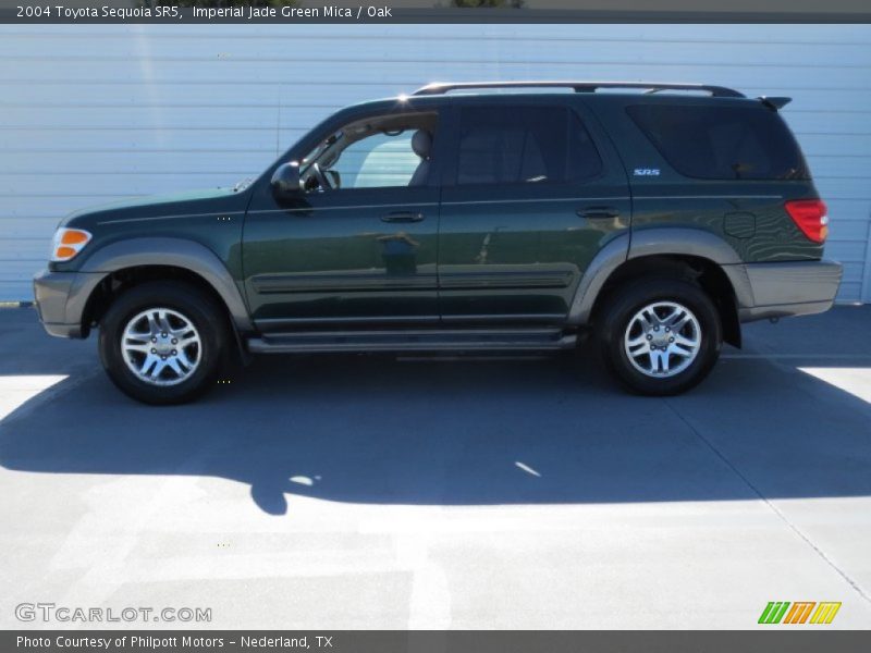 Imperial Jade Green Mica / Oak 2004 Toyota Sequoia SR5