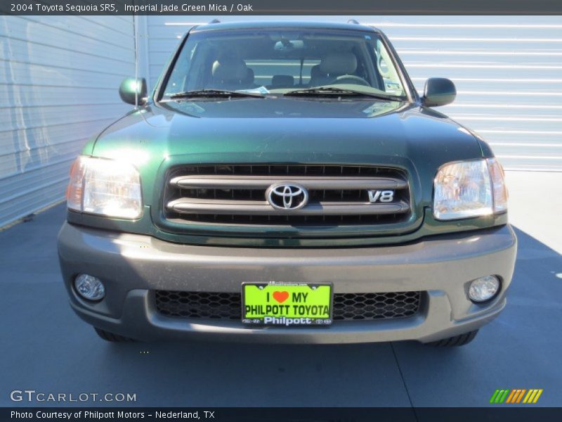 Imperial Jade Green Mica / Oak 2004 Toyota Sequoia SR5