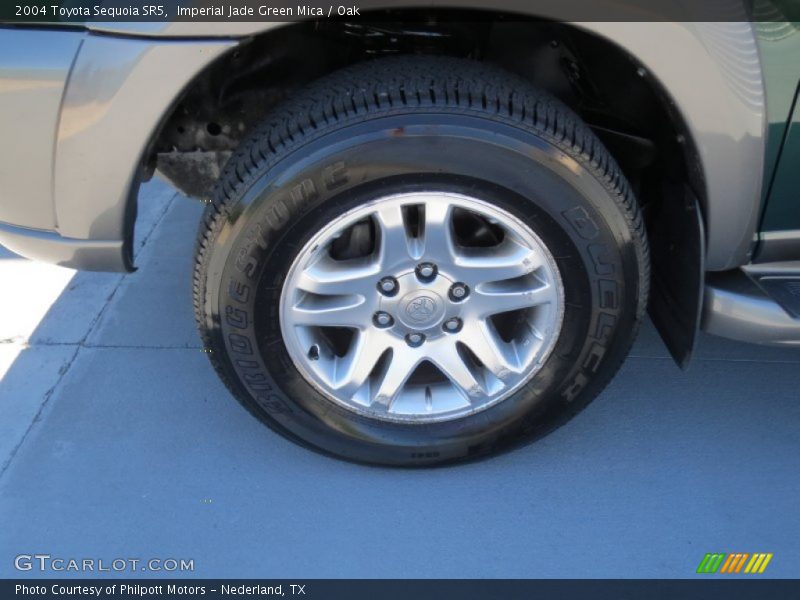 Imperial Jade Green Mica / Oak 2004 Toyota Sequoia SR5
