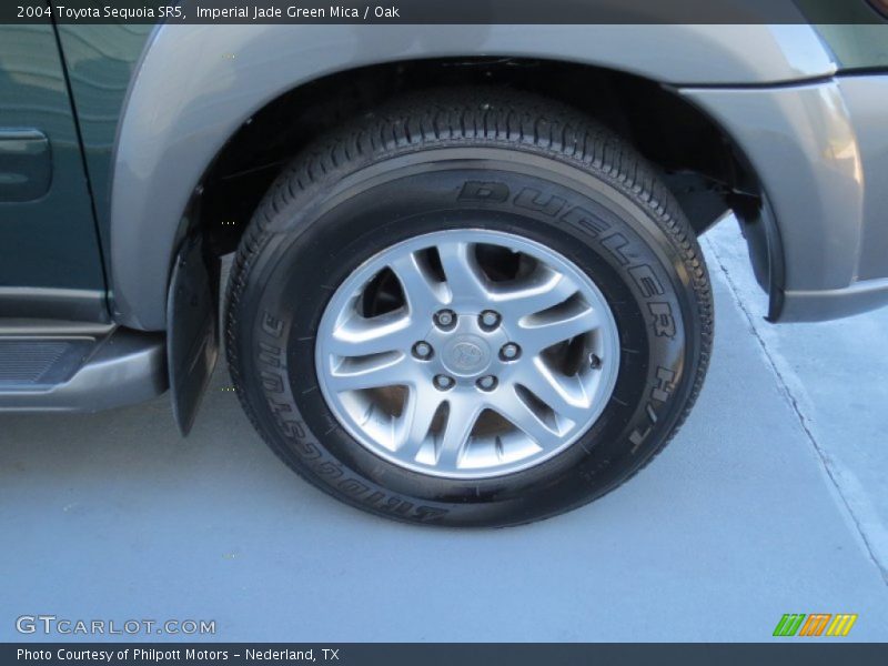 Imperial Jade Green Mica / Oak 2004 Toyota Sequoia SR5
