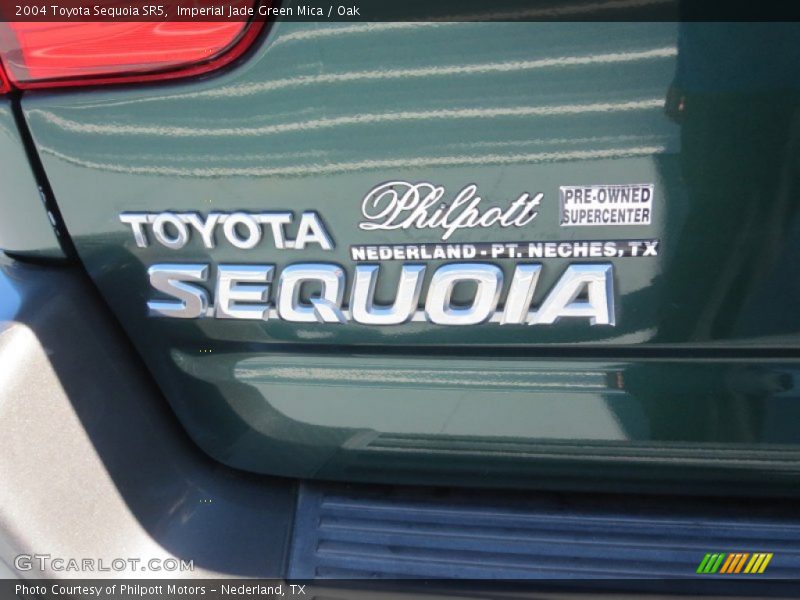 Imperial Jade Green Mica / Oak 2004 Toyota Sequoia SR5