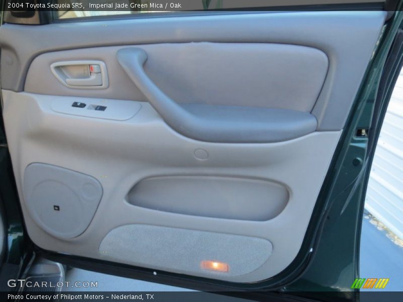 Imperial Jade Green Mica / Oak 2004 Toyota Sequoia SR5