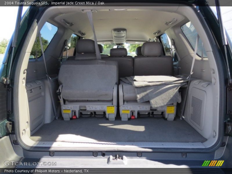 Imperial Jade Green Mica / Oak 2004 Toyota Sequoia SR5